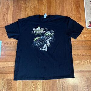 vintage 2005‎ Harley-Davidson biker tee w/ back piece